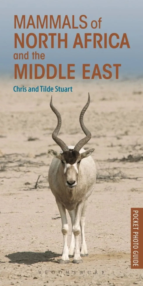 Mammals of North African and the Middle East - Pocket Photo Guide -Chris Stuart 2016